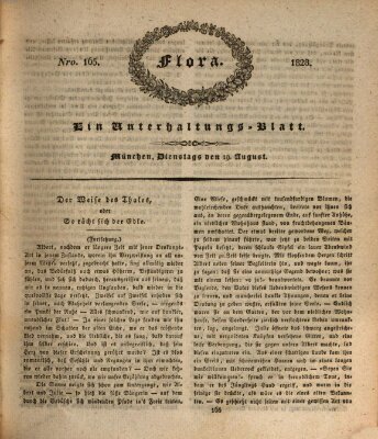 Flora (Baierische National-Zeitung) Dienstag 19. August 1828