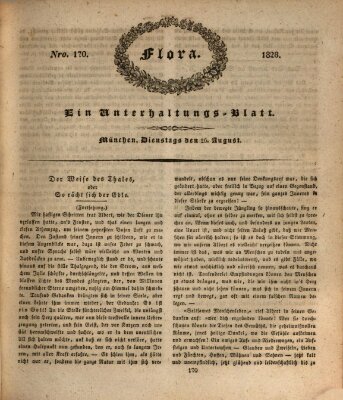 Flora (Baierische National-Zeitung) Dienstag 26. August 1828