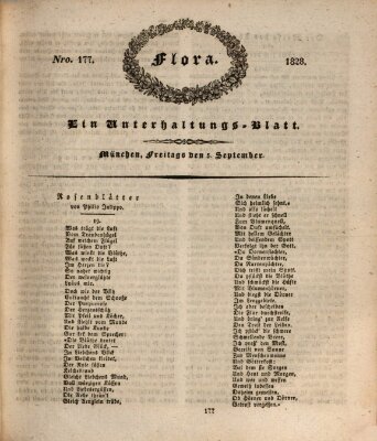 Flora (Baierische National-Zeitung) Freitag 5. September 1828