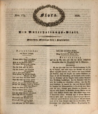 Flora (Baierische National-Zeitung) Montag 8. September 1828