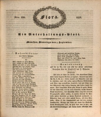 Flora (Baierische National-Zeitung) Dienstag 9. September 1828