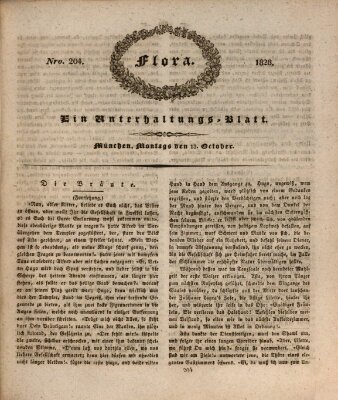 Flora (Baierische National-Zeitung) Montag 13. Oktober 1828