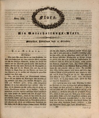 Flora (Baierische National-Zeitung) Sonntag 19. Oktober 1828