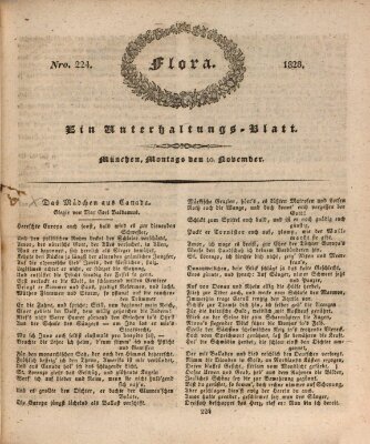 Flora (Baierische National-Zeitung) Montag 10. November 1828