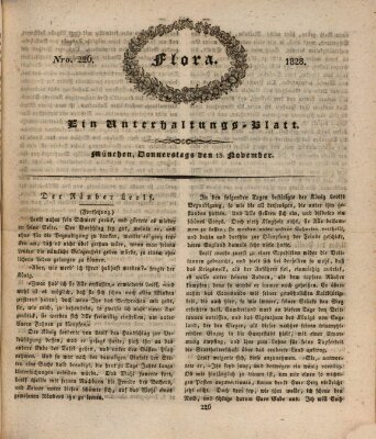 Flora (Baierische National-Zeitung) Donnerstag 13. November 1828