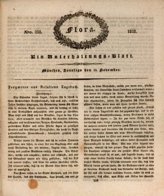 Flora (Baierische National-Zeitung) Sonntag 30. November 1828