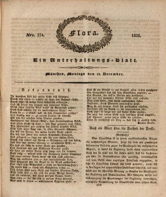 Flora (Baierische National-Zeitung) Montag 22. Dezember 1828