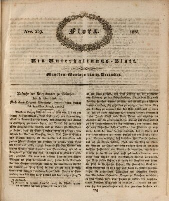 Flora (Baierische National-Zeitung) Montag 29. Dezember 1828