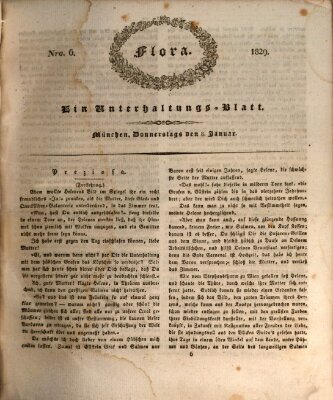 Flora (Baierische National-Zeitung) Donnerstag 8. Januar 1829