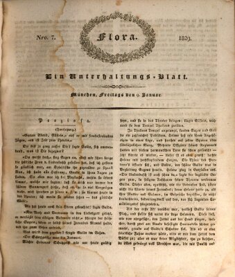 Flora (Baierische National-Zeitung) Freitag 9. Januar 1829