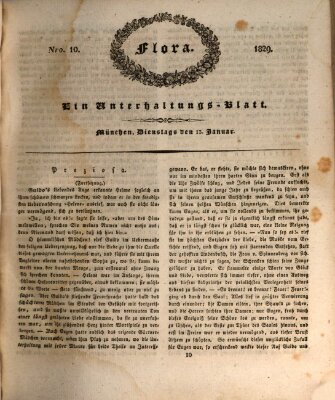 Flora (Baierische National-Zeitung) Dienstag 13. Januar 1829