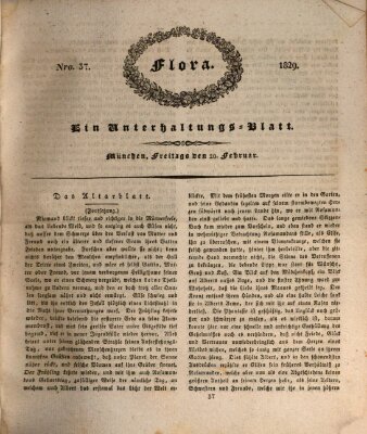 Flora (Baierische National-Zeitung) Freitag 20. Februar 1829