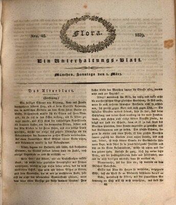 Flora (Baierische National-Zeitung) Sonntag 8. März 1829