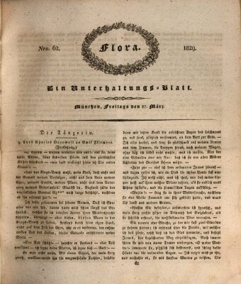 Flora (Baierische National-Zeitung) Freitag 27. März 1829