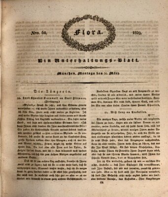 Flora (Baierische National-Zeitung) Montag 30. März 1829