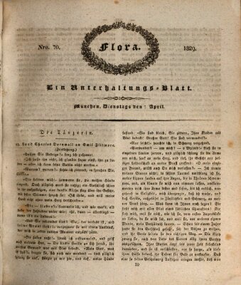 Flora (Baierische National-Zeitung) Dienstag 7. April 1829