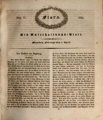 Flora (Baierische National-Zeitung) Freitag 17. April 1829