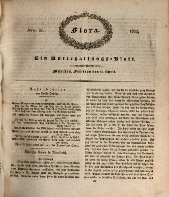 Flora (Baierische National-Zeitung) Freitag 24. April 1829