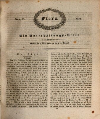 Flora (Baierische National-Zeitung) Dienstag 28. April 1829