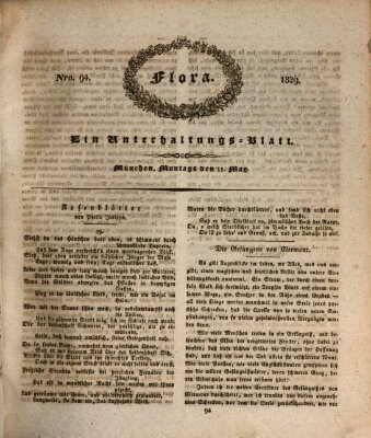 Flora (Baierische National-Zeitung) Montag 11. Mai 1829