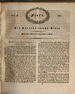 Flora (Baierische National-Zeitung) Donnerstag 14. Mai 1829