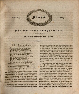 Flora (Baierische National-Zeitung) Montag 1. Juni 1829
