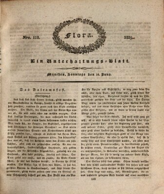 Flora (Baierische National-Zeitung) Sonntag 14. Juni 1829