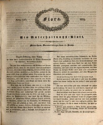 Flora (Baierische National-Zeitung) Donnerstag 25. Juni 1829
