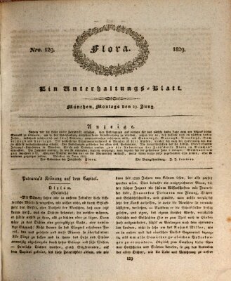 Flora (Baierische National-Zeitung) Montag 29. Juni 1829