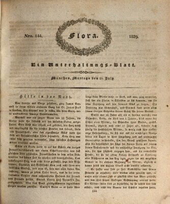 Flora (Baierische National-Zeitung) Montag 20. Juli 1829