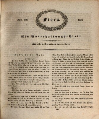 Flora (Baierische National-Zeitung) Dienstag 28. Juli 1829