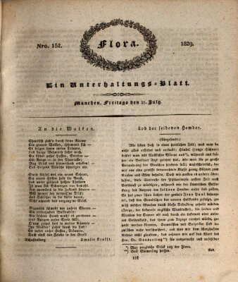 Flora (Baierische National-Zeitung) Freitag 31. Juli 1829