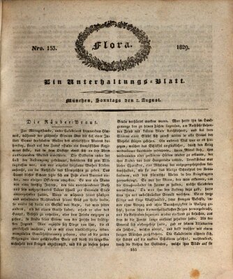 Flora (Baierische National-Zeitung) Sonntag 2. August 1829