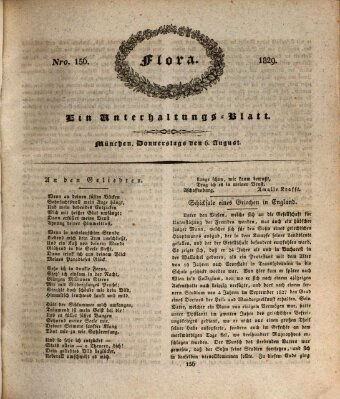 Flora (Baierische National-Zeitung) Donnerstag 6. August 1829