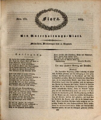 Flora (Baierische National-Zeitung) Dienstag 18. August 1829