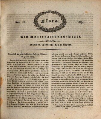Flora (Baierische National-Zeitung) Sonntag 23. August 1829