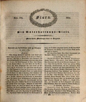 Flora (Baierische National-Zeitung) Montag 24. August 1829