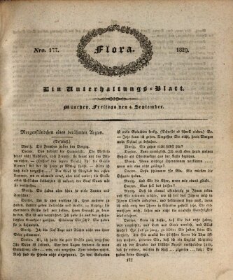 Flora (Baierische National-Zeitung) Freitag 4. September 1829