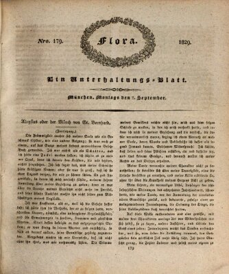 Flora (Baierische National-Zeitung) Montag 7. September 1829