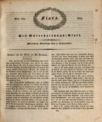 Flora (Baierische National-Zeitung) Montag 21. September 1829