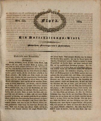 Flora (Baierische National-Zeitung) Freitag 6. November 1829