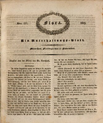 Flora (Baierische National-Zeitung) Freitag 27. November 1829