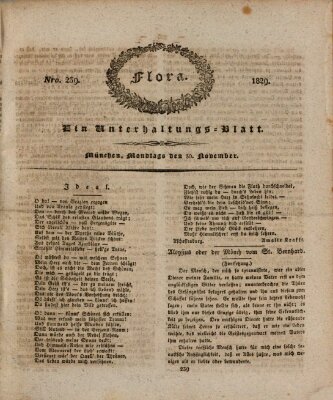 Flora (Baierische National-Zeitung) Montag 30. November 1829