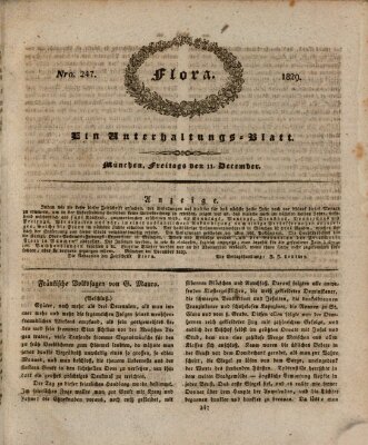 Flora (Baierische National-Zeitung) Freitag 11. Dezember 1829