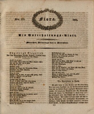 Flora (Baierische National-Zeitung) Dienstag 22. Dezember 1829