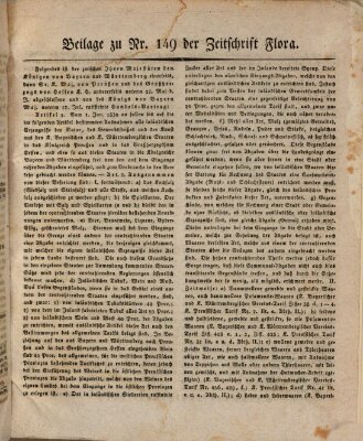 Flora (Baierische National-Zeitung) Montag 27. Juli 1829