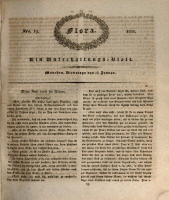 Flora (Baierische National-Zeitung) Dienstag 26. Januar 1830