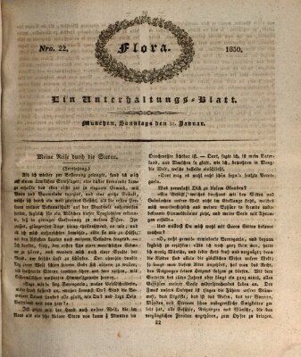 Flora (Baierische National-Zeitung) Sonntag 31. Januar 1830