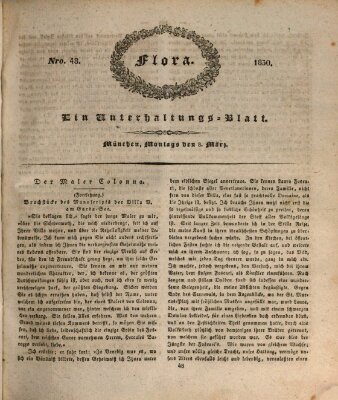 Flora (Baierische National-Zeitung) Montag 8. März 1830