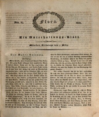 Flora (Baierische National-Zeitung) Dienstag 9. März 1830